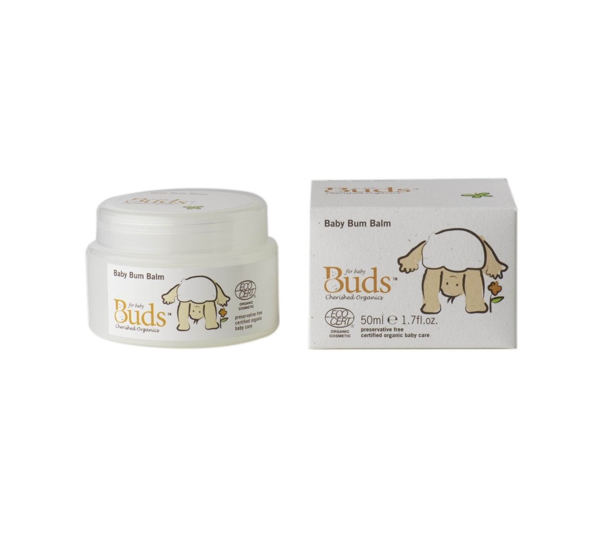 BUDS Baby Bum Balm 有機滋養潤臀膏 [50ml] - MINT Organics