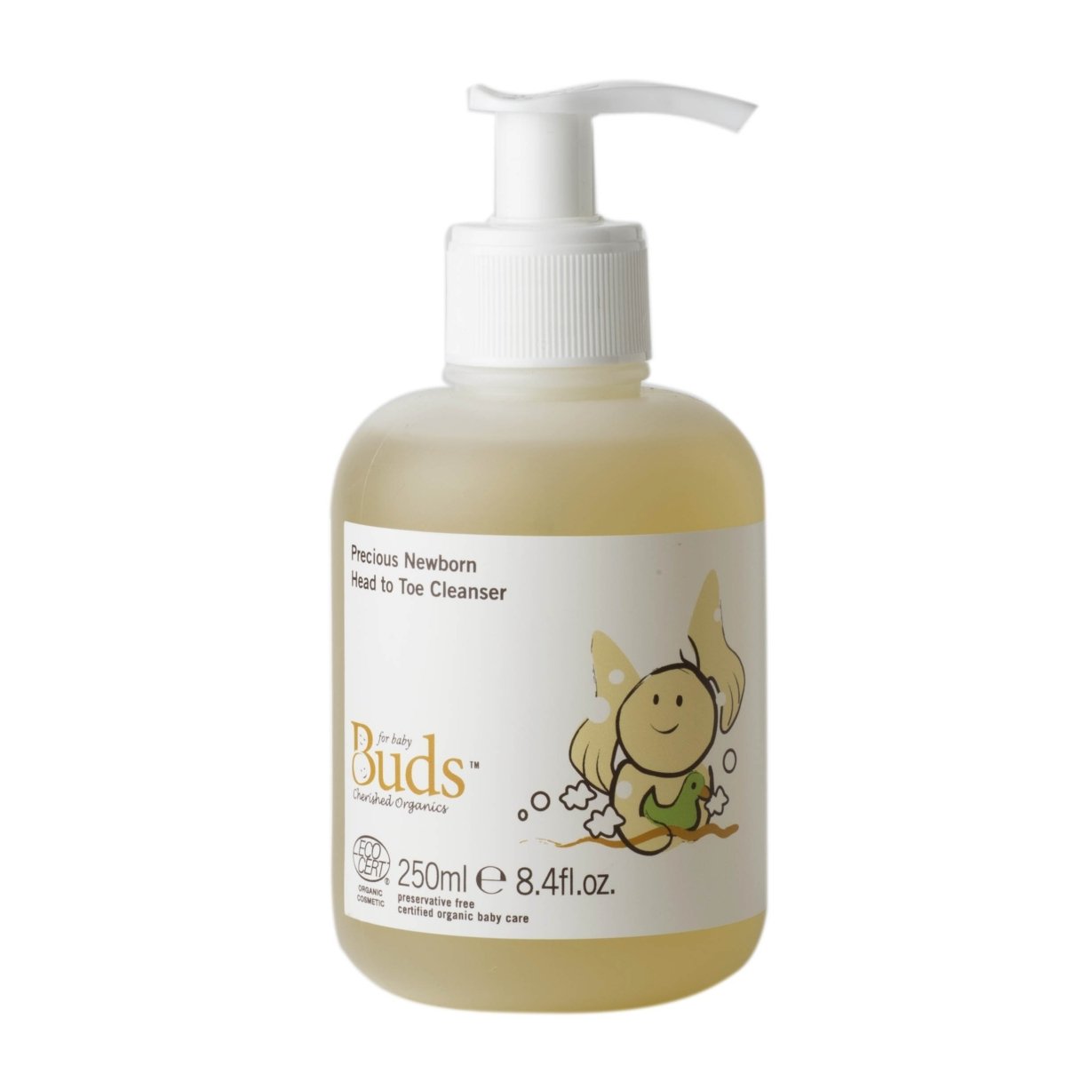 BUDS Precious Newborn Head To Toe Cleanser 初生有機滋養洗髮沐浴液 [250ml] - MINT Organics