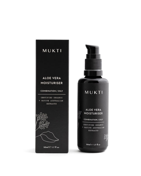 MUKTI Aloe Vera Moisturiser [50ml] - MINT Organics