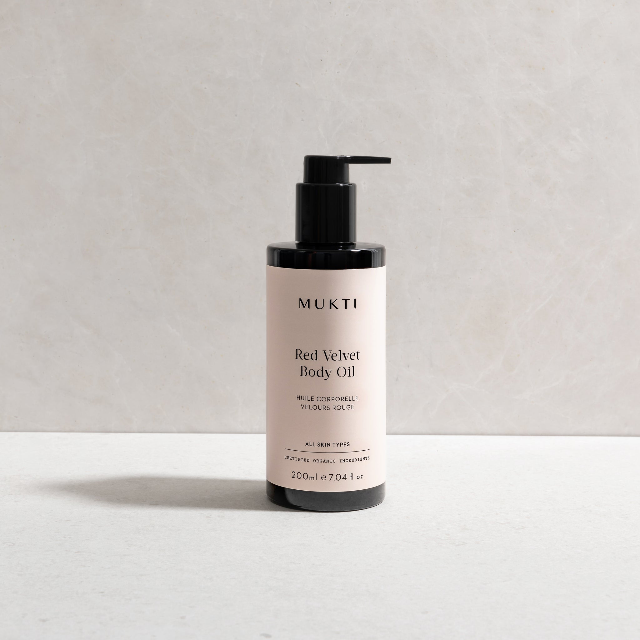 MUKTI Red Velvet Body Oil 茄紅素絲絨身體油 [200ml]