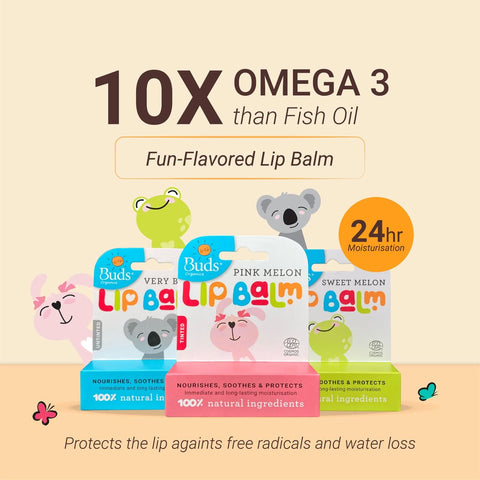 BUDS For Kids Lip Balm 全天然兒童潤唇膏 [1.6g]