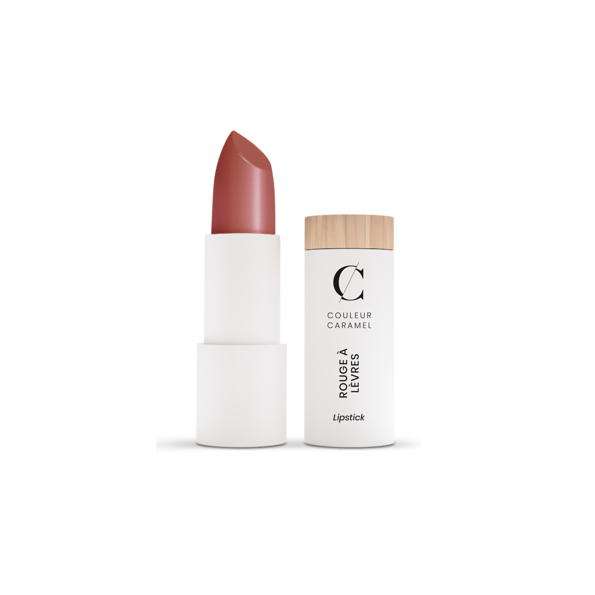 COULEUR CARAMEL Lipstick 天然有機唇膏 #224 RUST BROWN [3.5g]
