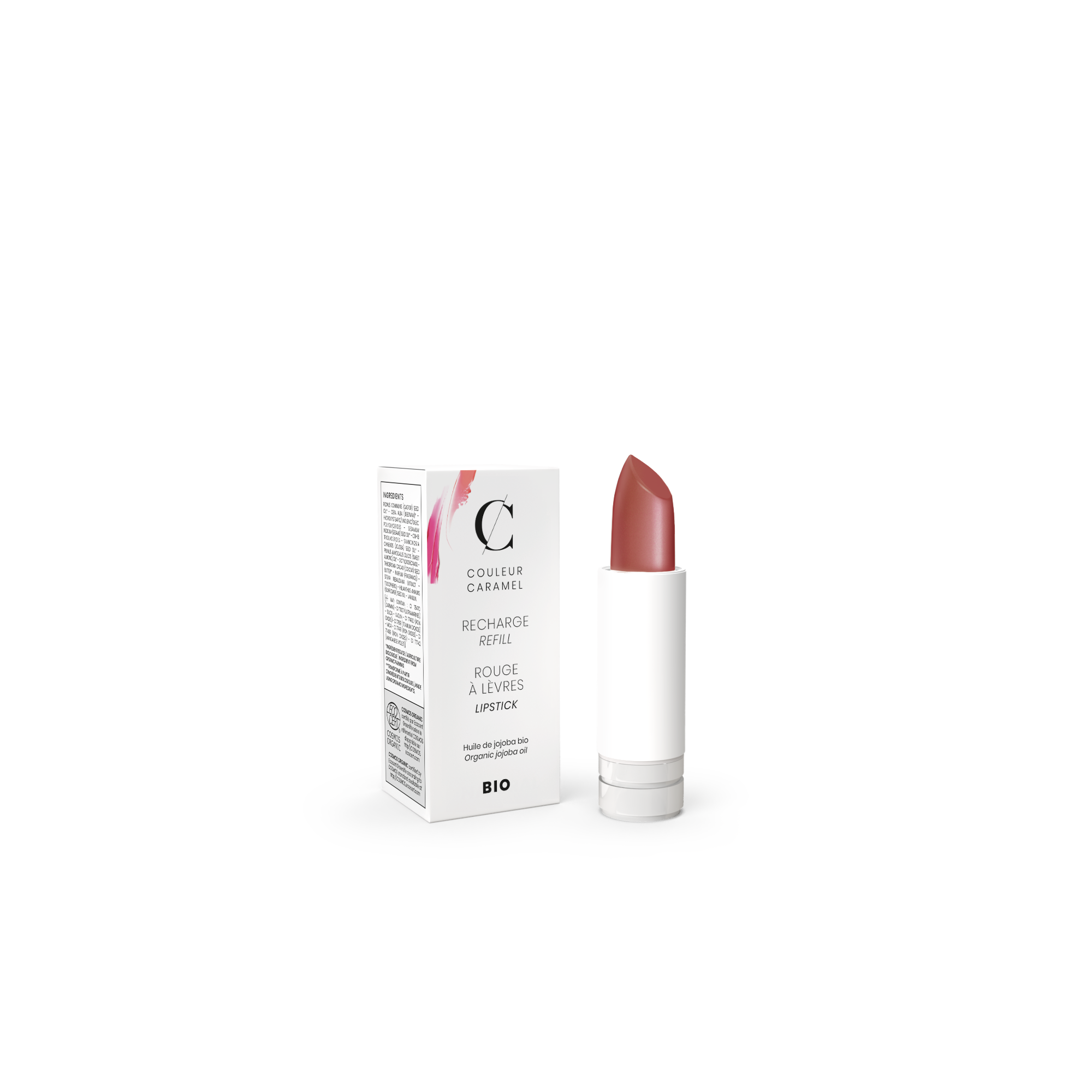 COULEUR CARAMEL Lipstick 天然有機唇膏 #224 RUST BROWN [3.5g]