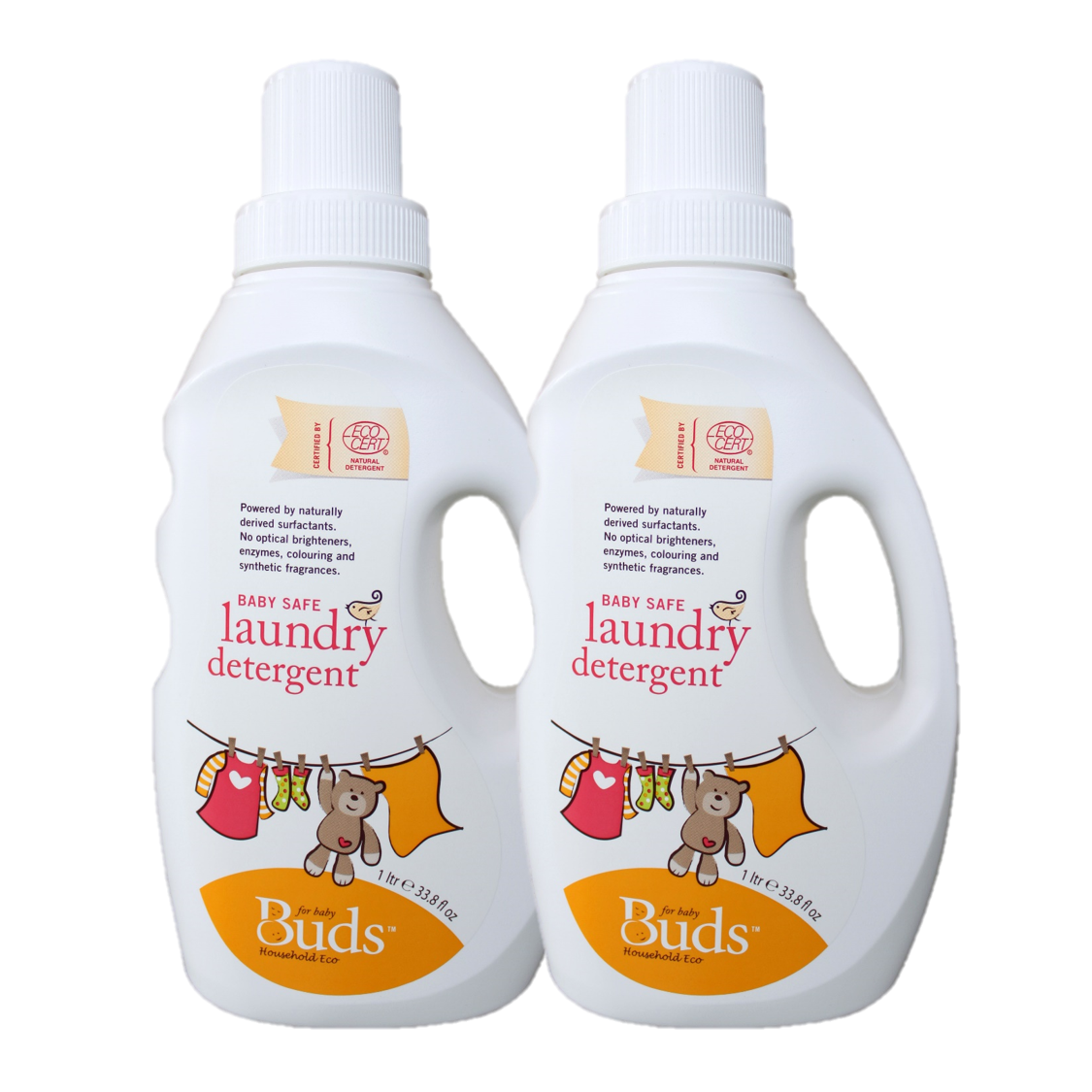 BUDS Baby Safe Laundry Detergent Bundle 1000ml x2 天然嬰兒洗衣液優惠孖裝 1000ml x2