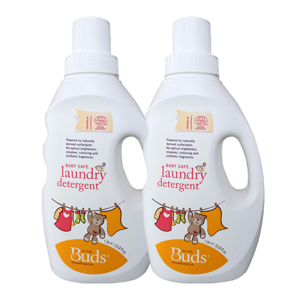 BUDS Baby Safe Laundry Detergent Bundle 1000ml x2 天然嬰兒洗衣液優惠孖裝 1000ml x2