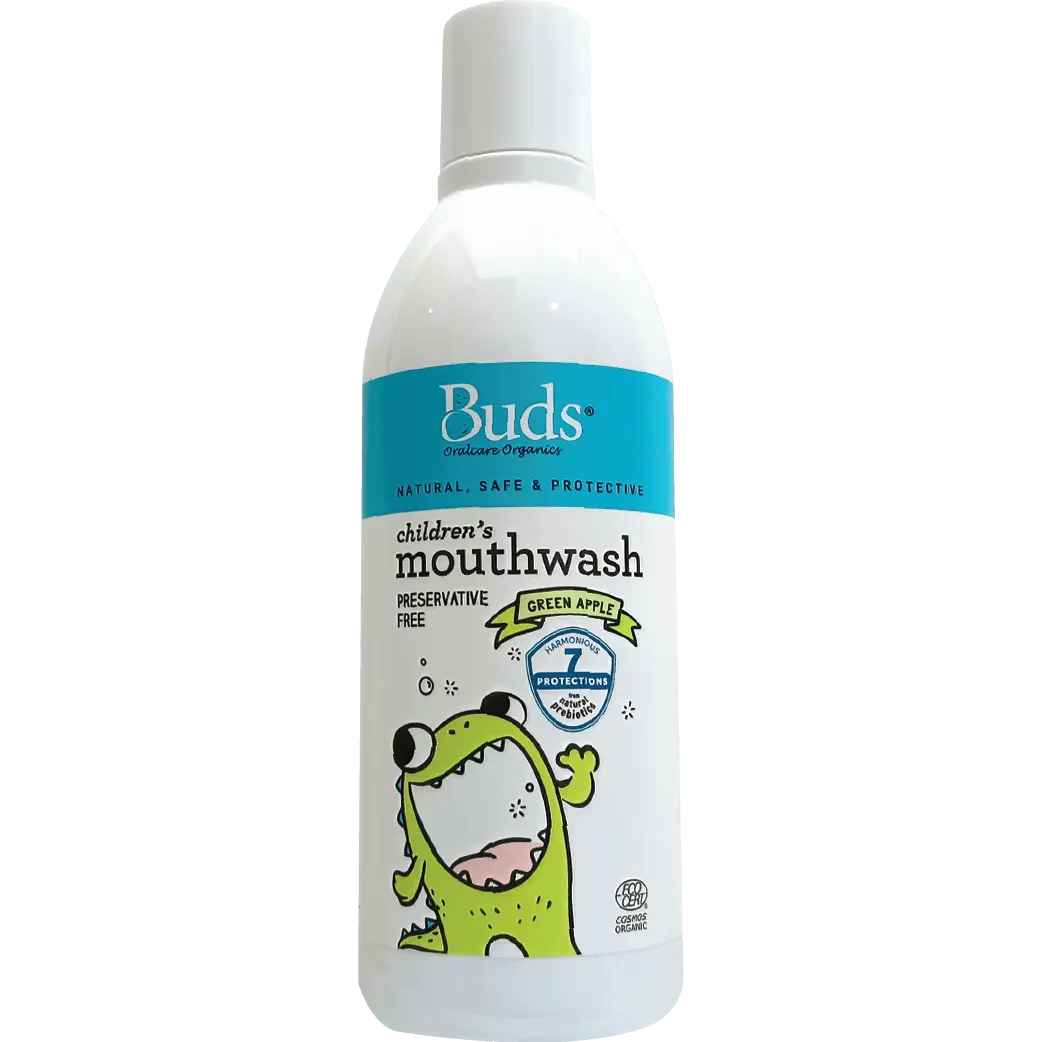 BUDS Children’s Mouthwash (Green Apple/Fresh Mint) 有機益生元七重防護兒童漱口水 (青蘋果/清新薄荷) 300ml