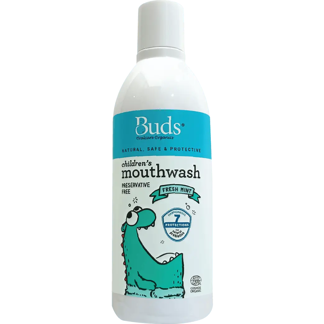 BUDS Children’s Mouthwash (Green Apple/Fresh Mint) 有機益生元七重防護兒童漱口水 (青蘋果/清新薄荷) 300ml